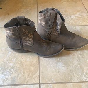 American Rag Dolly Cowboy Ankle Booties